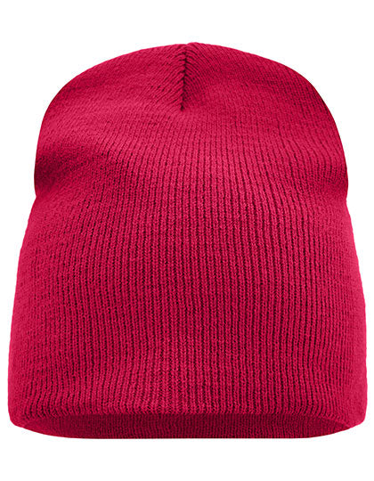 Doppelt gestrickte Wintermütze von Daiber – Produkt- und Farbansicht für Textildruck und Stickerei