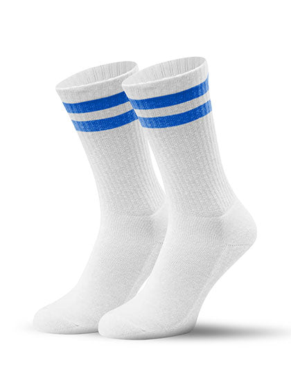 Sport-Socken aus Bio-Baumwolle und recyceltem Polyester von MR. SOCKS – Produkt- und Farbansicht für Textildruck und Stickerei