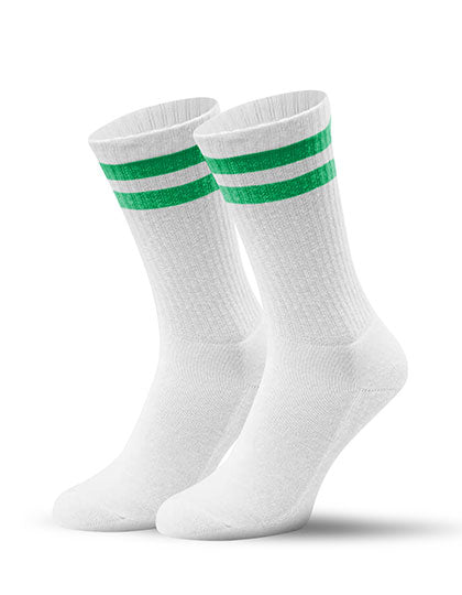 Sport-Socken aus Bio-Baumwolle und recyceltem Polyester von MR. SOCKS – Produkt- und Farbansicht für Textildruck und Stickerei