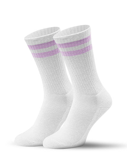 Sport-Socken aus Bio-Baumwolle und recyceltem Polyester von MR. SOCKS – Produkt- und Farbansicht für Textildruck und Stickerei