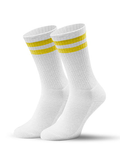 Sport-Socken aus Bio-Baumwolle und recyceltem Polyester von MR. SOCKS – Produkt- und Farbansicht für Textildruck und Stickerei