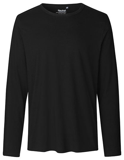 Neutral Men´s Long Sleeve T-Shirt NE61050 in Black