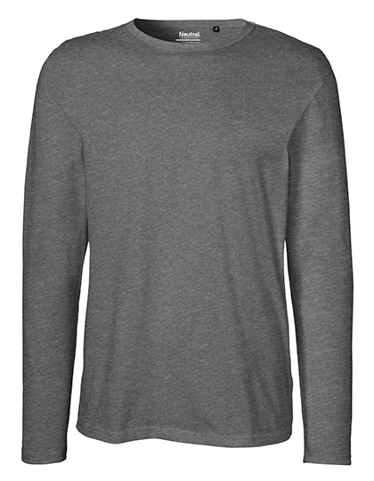 Neutral Men´s Long Sleeve T-Shirt NE61050 in Dark Heather