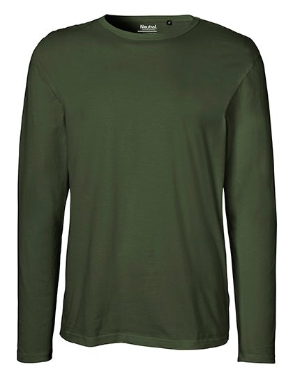 Neutral Men´s Long Sleeve T-Shirt NE61050 in Military
