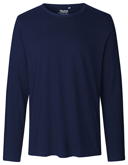 Neutral Men´s Long Sleeve T-Shirt NE61050 in Navy