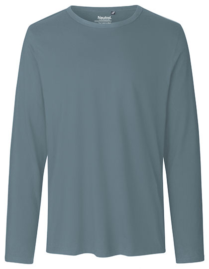 Neutral Men´s Long Sleeve T-Shirt NE61050 in Teal