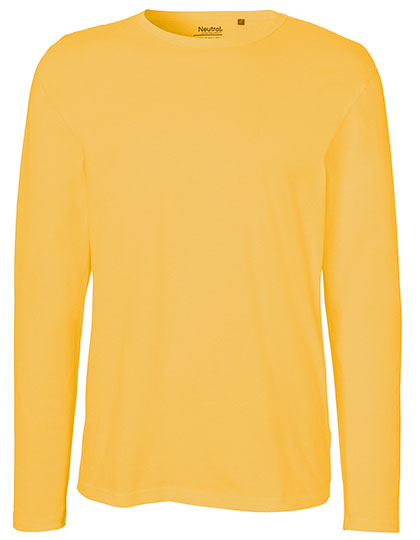Neutral Men´s Long Sleeve T-Shirt NE61050 in Yellow