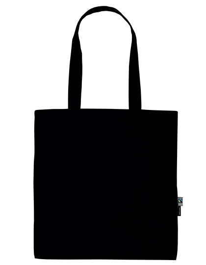 Neutral Shopping Bag With Long Handles NE90014 in Black