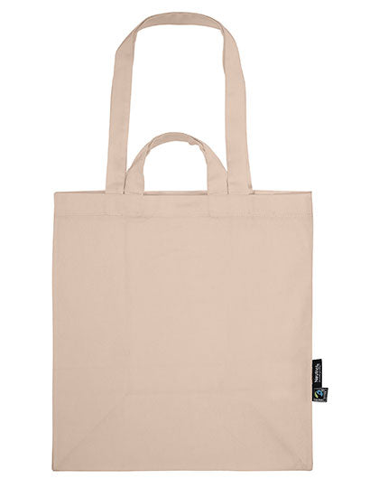 Neutral Twill Bag, Multiple Handles in Sand – mit Firmenlogo individualisierbar