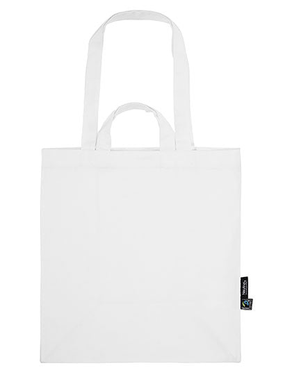 Neutral Twill Bag, Multiple Handles in White – mit Firmenlogo individualisierbar