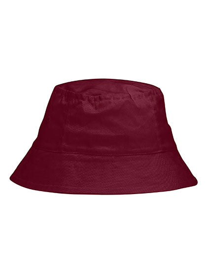 Neutral Bucket Hat NEK93060 in Bordeaux