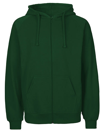 Unisex Tiger Cotton Hoodie With Zipper von Neutral – Produkt- und Farbansicht für Textildruck und Stickerei