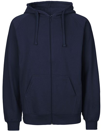 Unisex Tiger Cotton Hoodie With Zipper von Neutral – Produkt- und Farbansicht für Textildruck und Stickerei