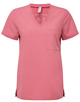 Onna by Premier Damen-Stretch-Tunika Limitless in Calm Pink – mit Firmenlogo individualisierbar