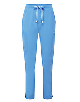 Onna by Premier Damen-Stretch-Cargohose Relentless in Ceil Blue – mit Firmenlogo individualisierbar