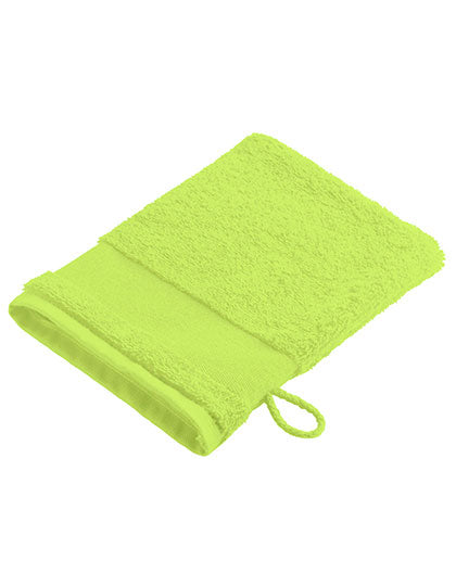 Waschlappen von ALOE TEXTIL – Produkt- und Farbansicht für Textildruck und Stickerei