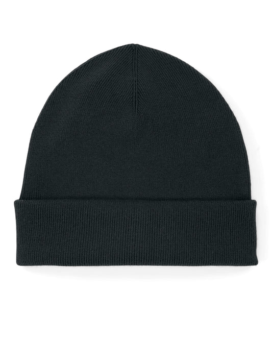 Stanley/Stella Rib Beanie 2.0 in Black – bedruckbar und bestickbar