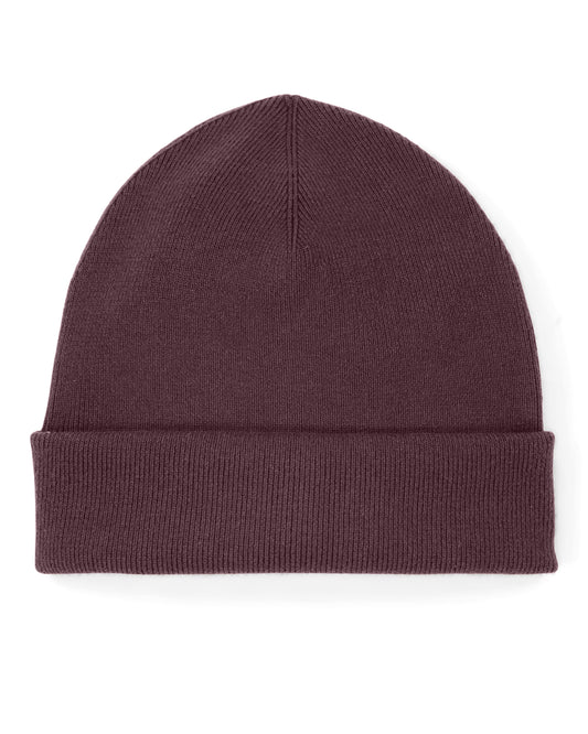 Stanley/Stella Rib Beanie 2.0 in Red Brown – bedruckbar und bestickbar