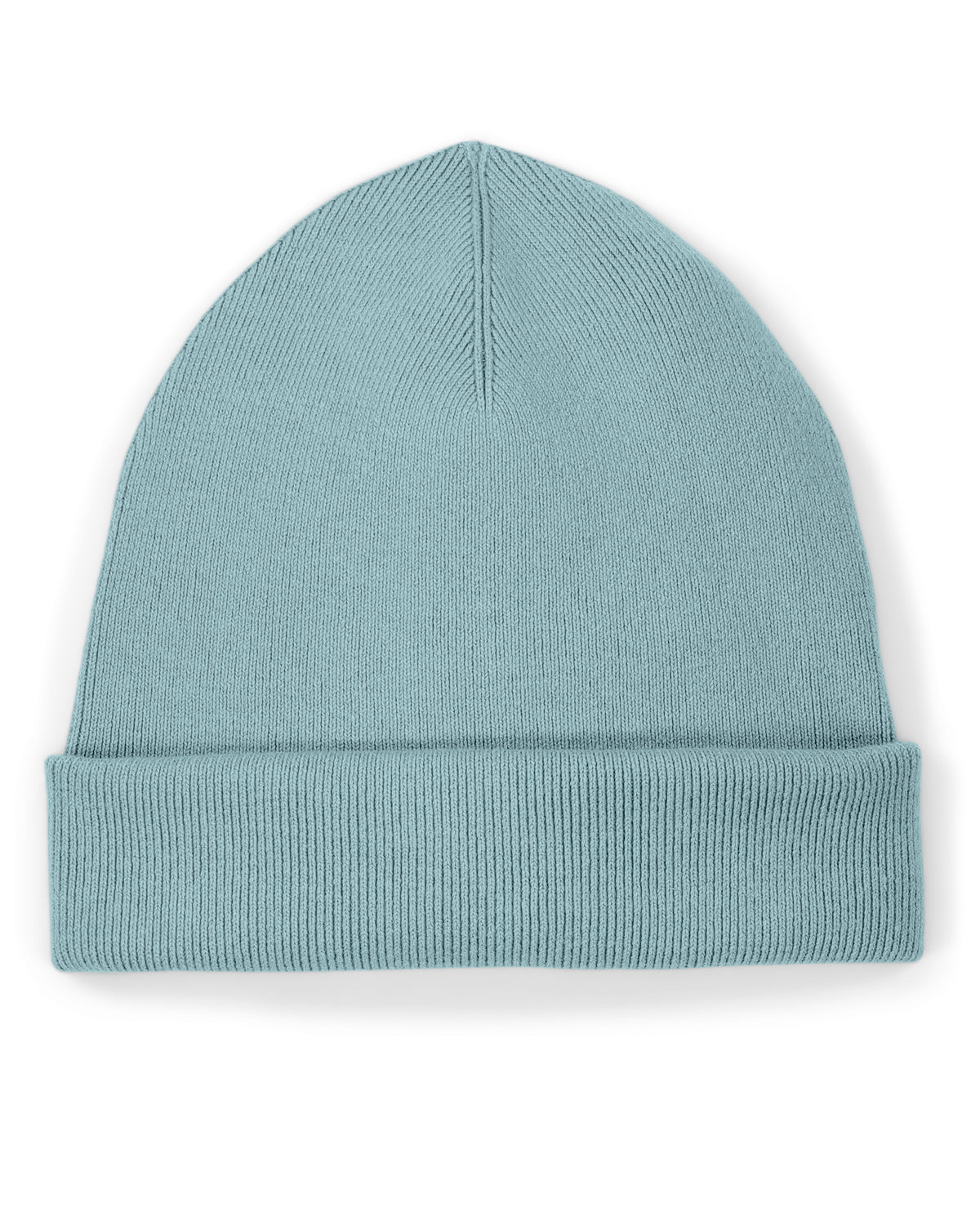 Stanley/Stella Rib Beanie 2.0 in Pebble Blue – bedruckbar und bestickbar