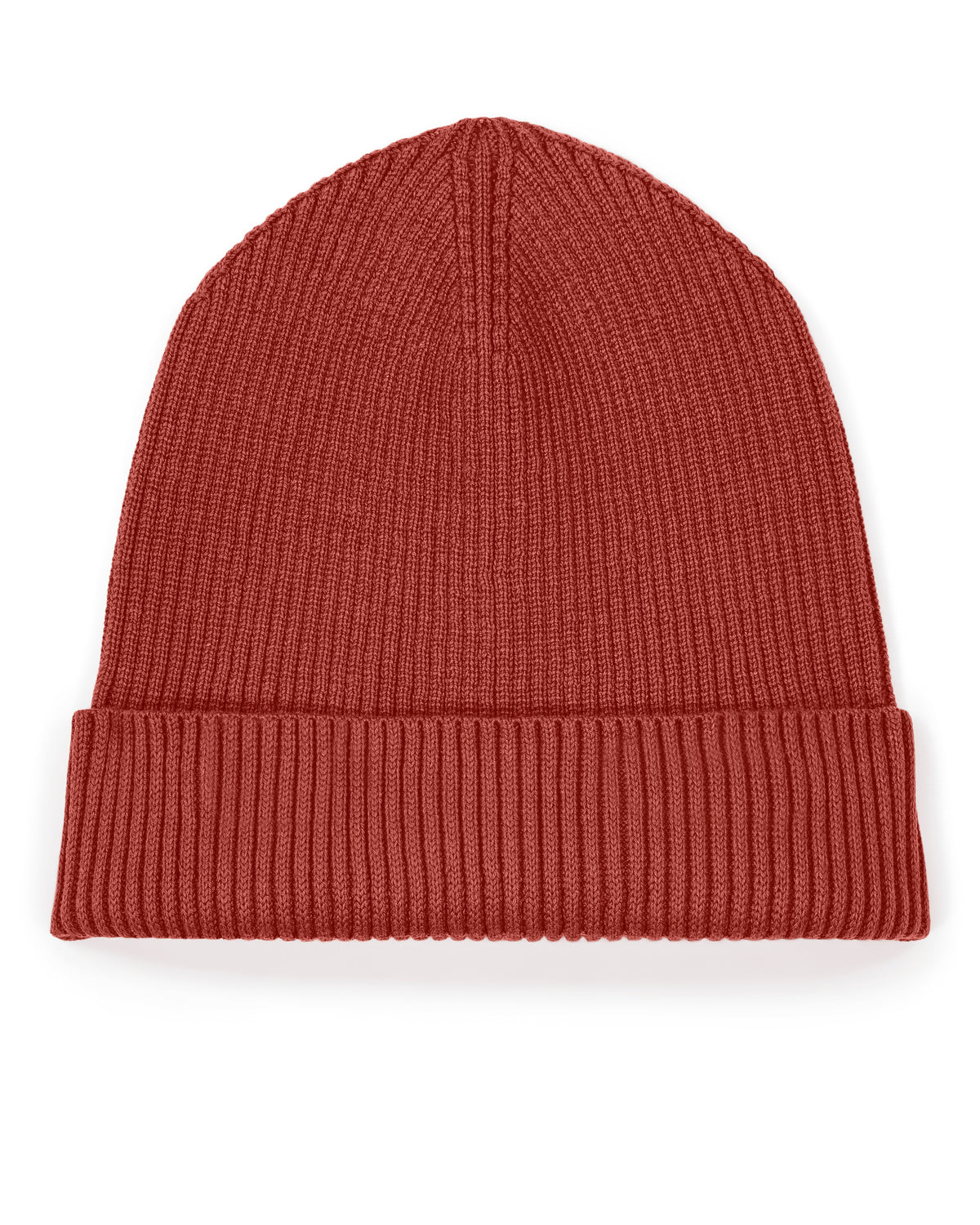 Stanley/Stella Fisherman Beanie 2.0 in Earthy Red – bedruckbar und bestickbar