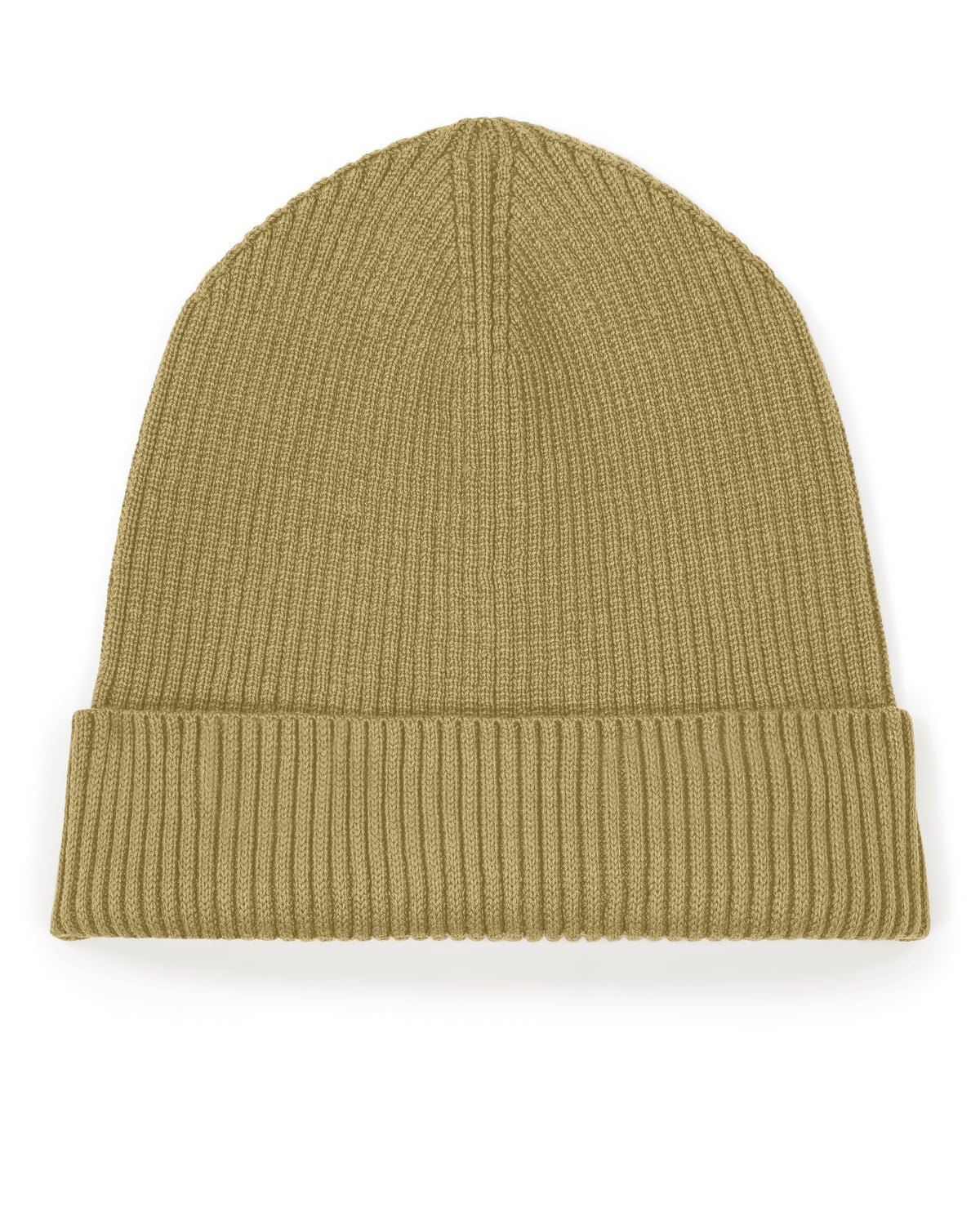 Stanley/Stella Fisherman Beanie 2.0 in Faded Olive – bedruckbar und bestickbar
