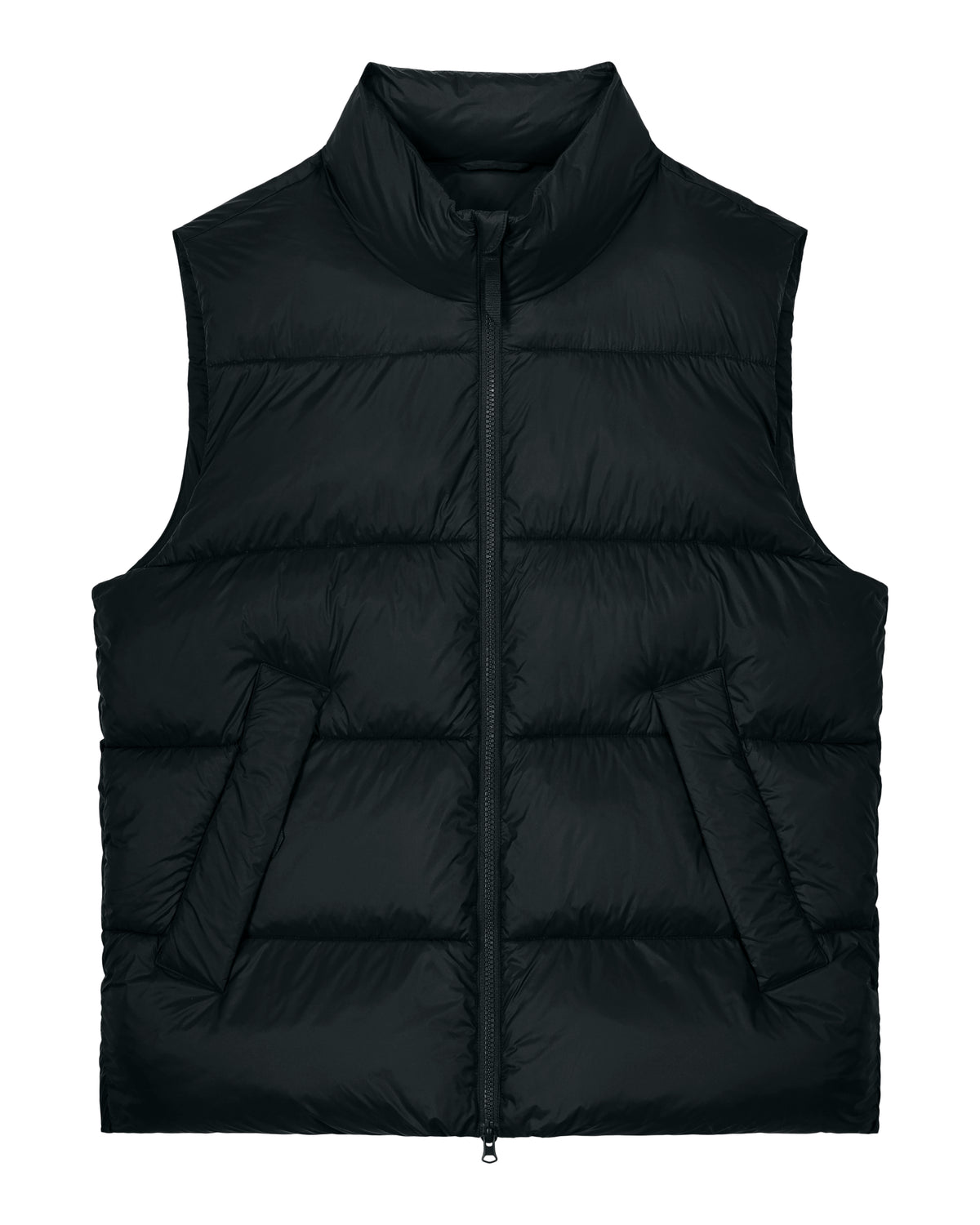 Stanley/Stella Puffer Gilet 2.0 in Black – bedruckbar und bestickbar