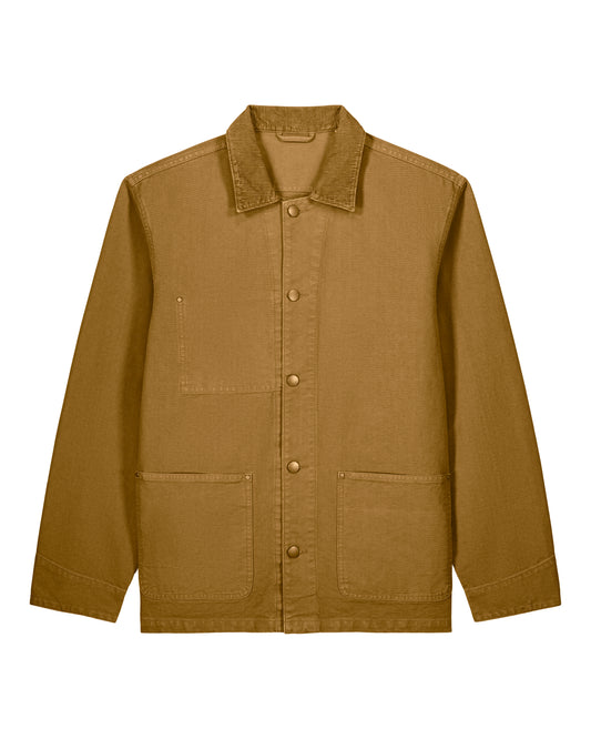 Stanley/Stella Chore Jacket in G.Dyed Bronze – bedruckbar und bestickbar