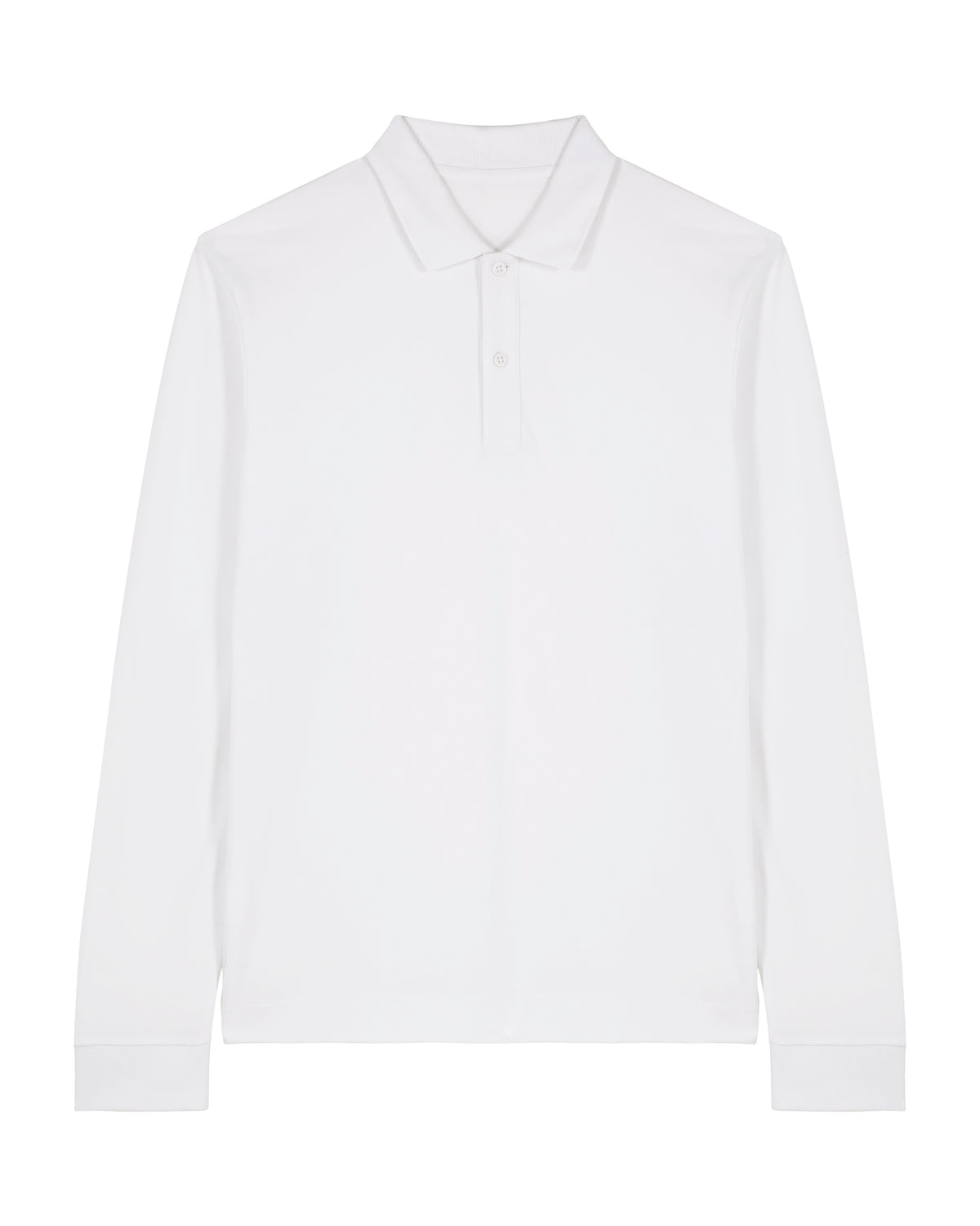 Stanley/Stella Prepster 2.0 Long Sleeve in White – bedruckbar und bestickbar