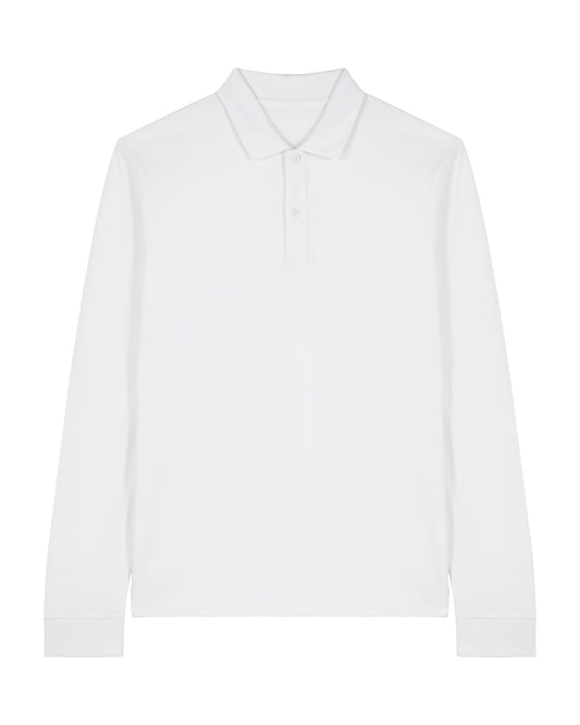 Stanley/Stella Prepster 2.0 Long Sleeve in White – bedruckbar und bestickbar