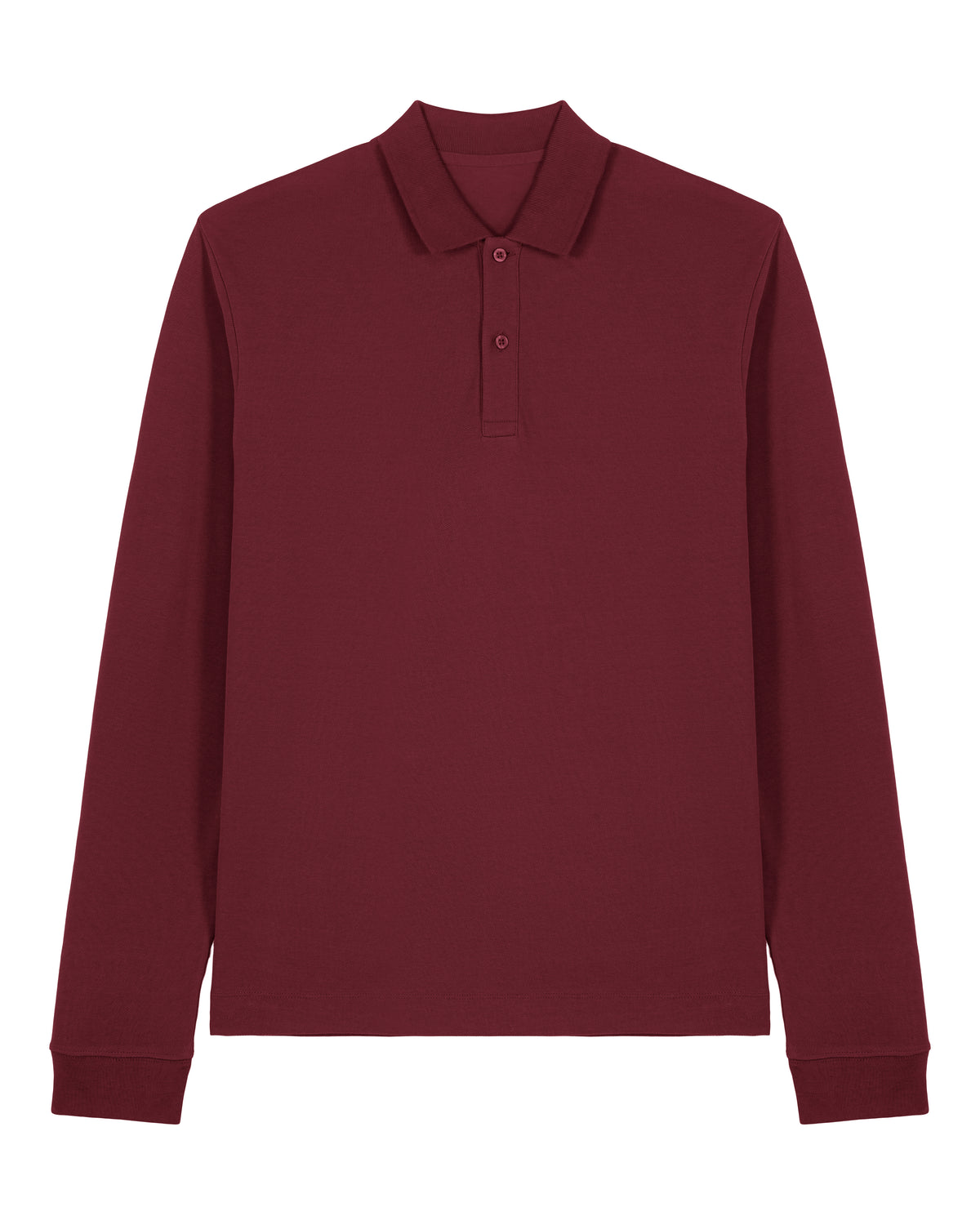 Stanley/Stella Prepster 2.0 Long Sleeve in Burgundy – bedruckbar und bestickbar