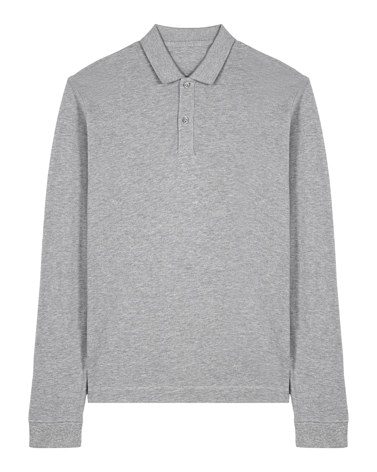 Stanley/Stella Prepster 2.0 Long Sleeve in Heather Grey – bedruckbar und bestickbar
