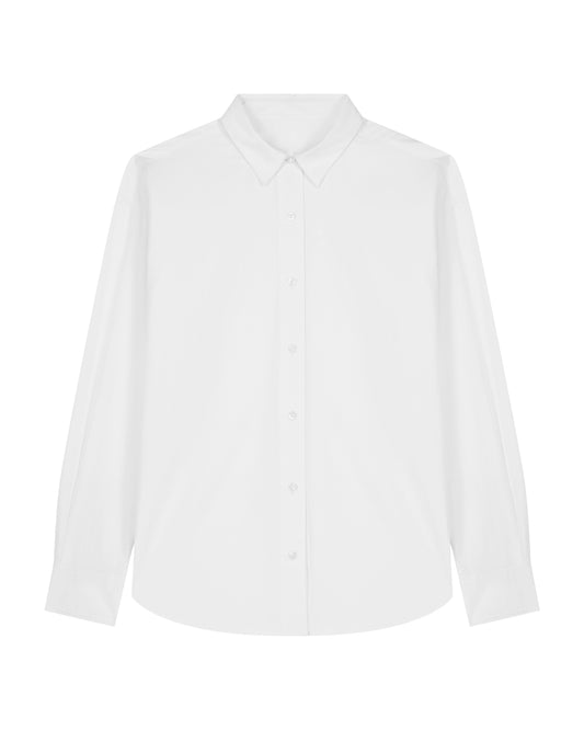 Stanley/Stella Stanley Styler Shirt in White – bedruckbar und bestickbar