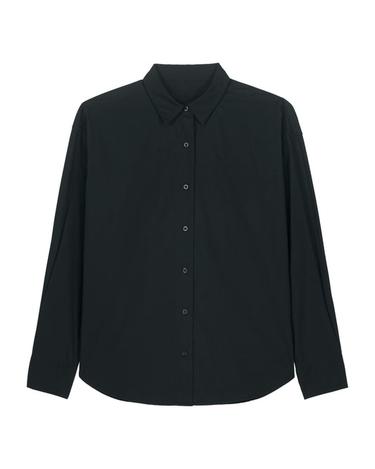 Stanley/Stella Stanley Styler Shirt in Black – bedruckbar und bestickbar