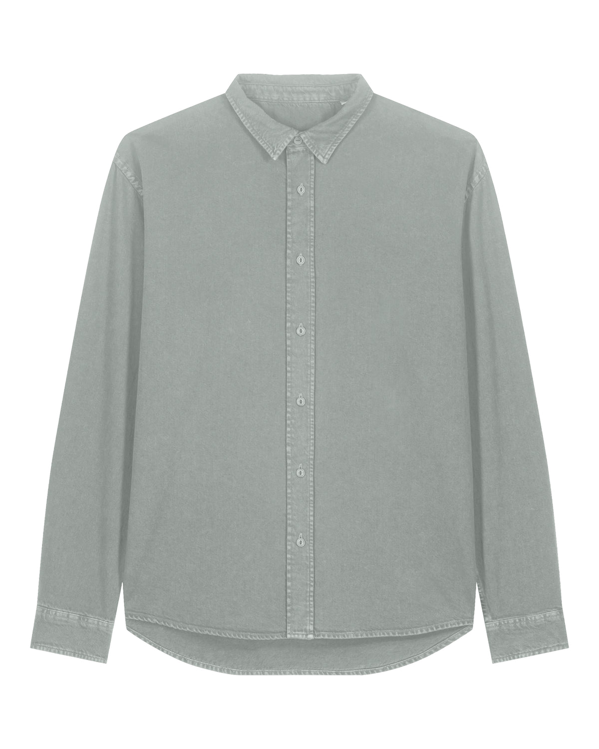 Stanley/Stella Worker Shirt in G. Dyed Misty Grey – bedruckbar und bestickbar