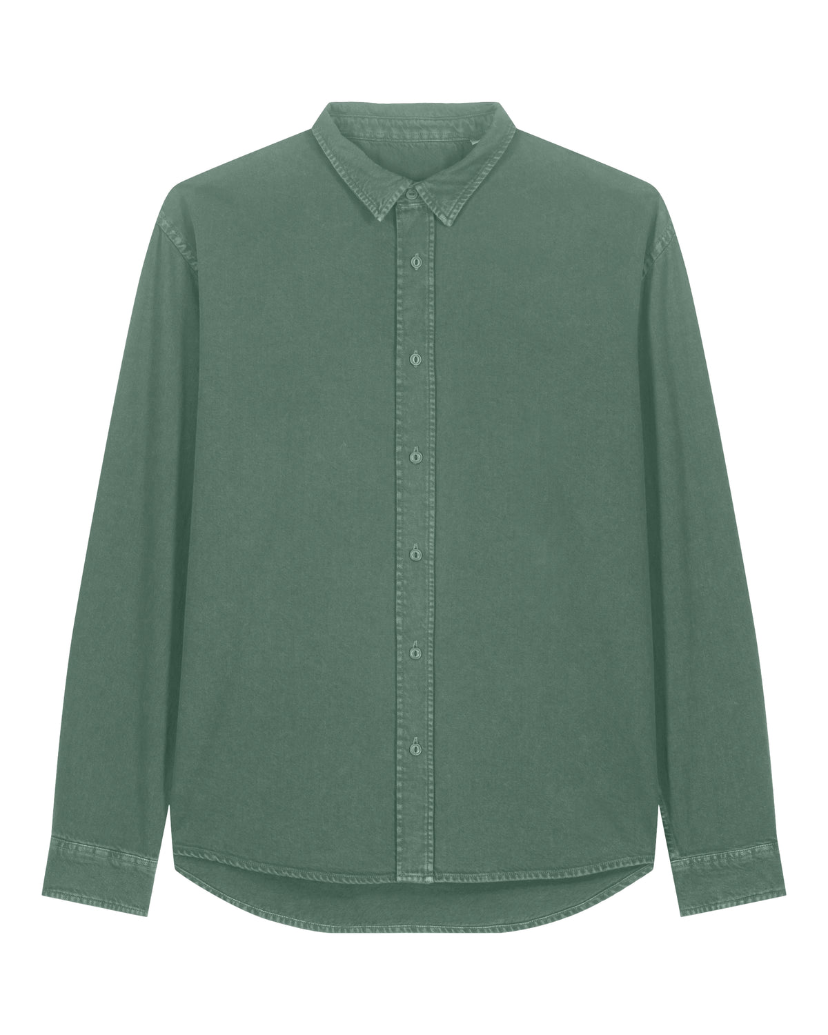 Stanley/Stella Worker Shirt in G.Dyed Green Bay – bedruckbar und bestickbar