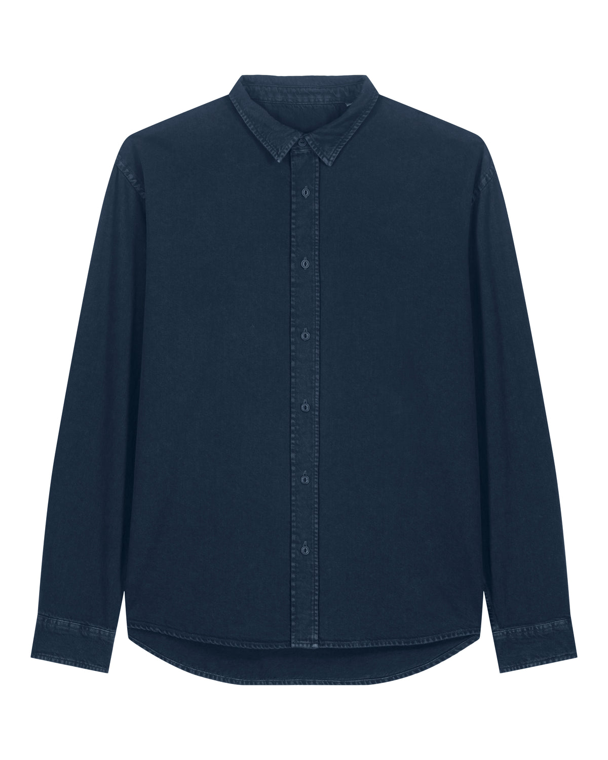 Stanley/Stella Worker Shirt in G.Dyed Navy – bedruckbar und bestickbar