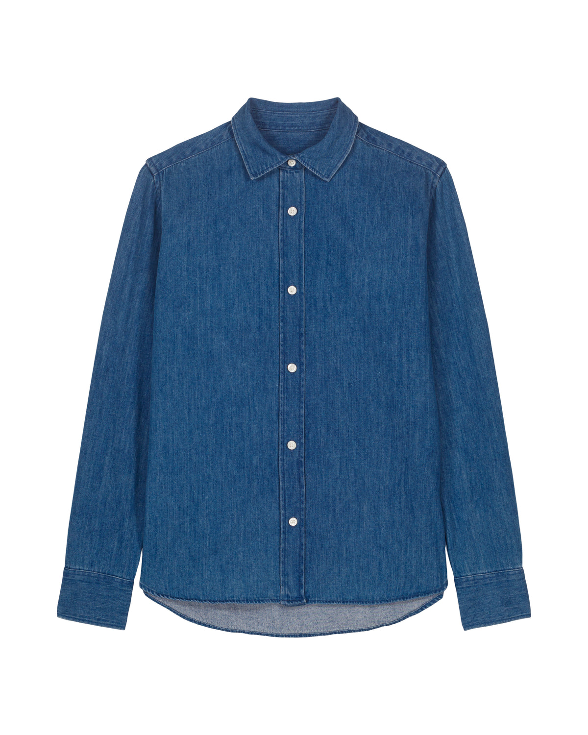 Stanley/Stella Stella Denim Shirt in Mid Wash – bedruckbar und bestickbar