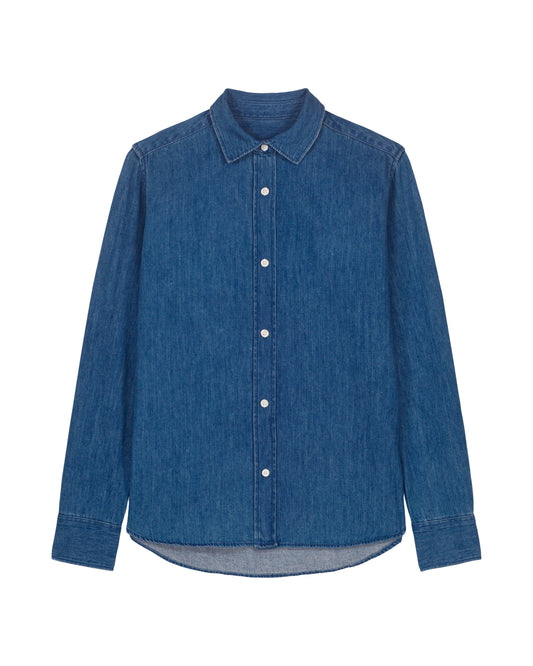 Stanley/Stella Stella Denim Shirt in Mid Wash – bedruckbar und bestickbar