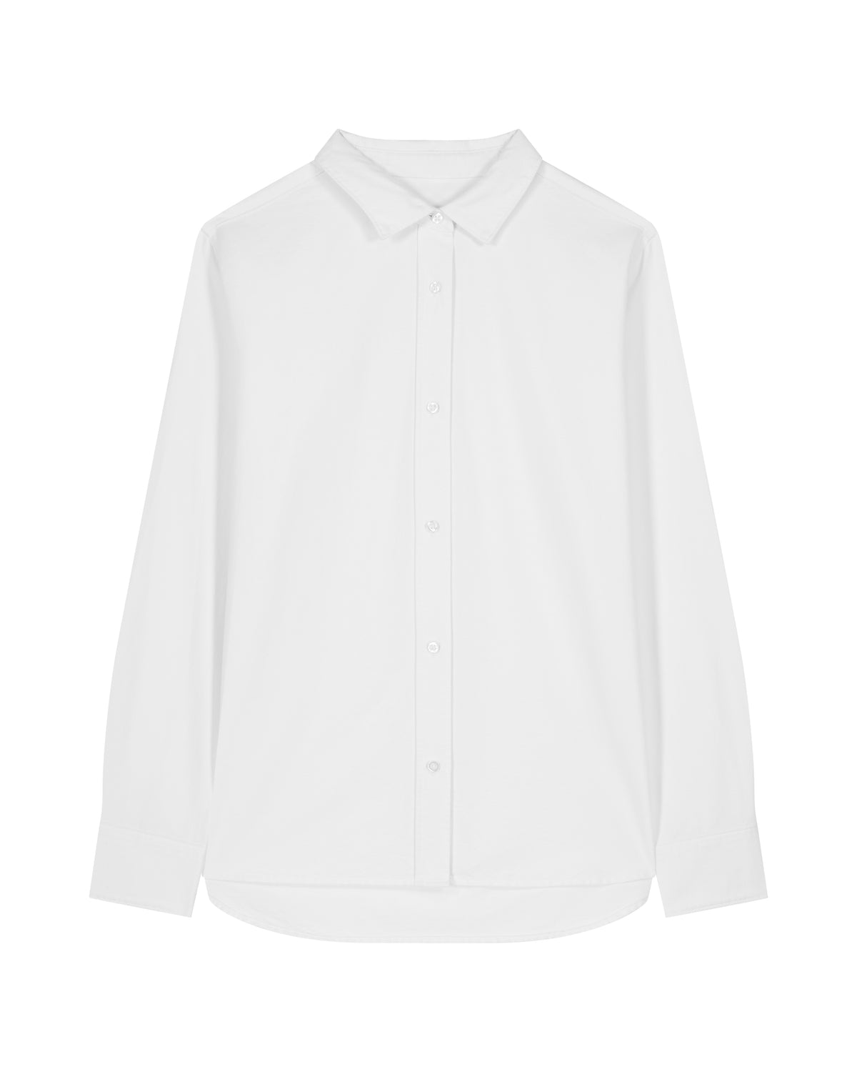 Stanley/Stella Stella Oxford Shirt in White – bedruckbar und bestickbar