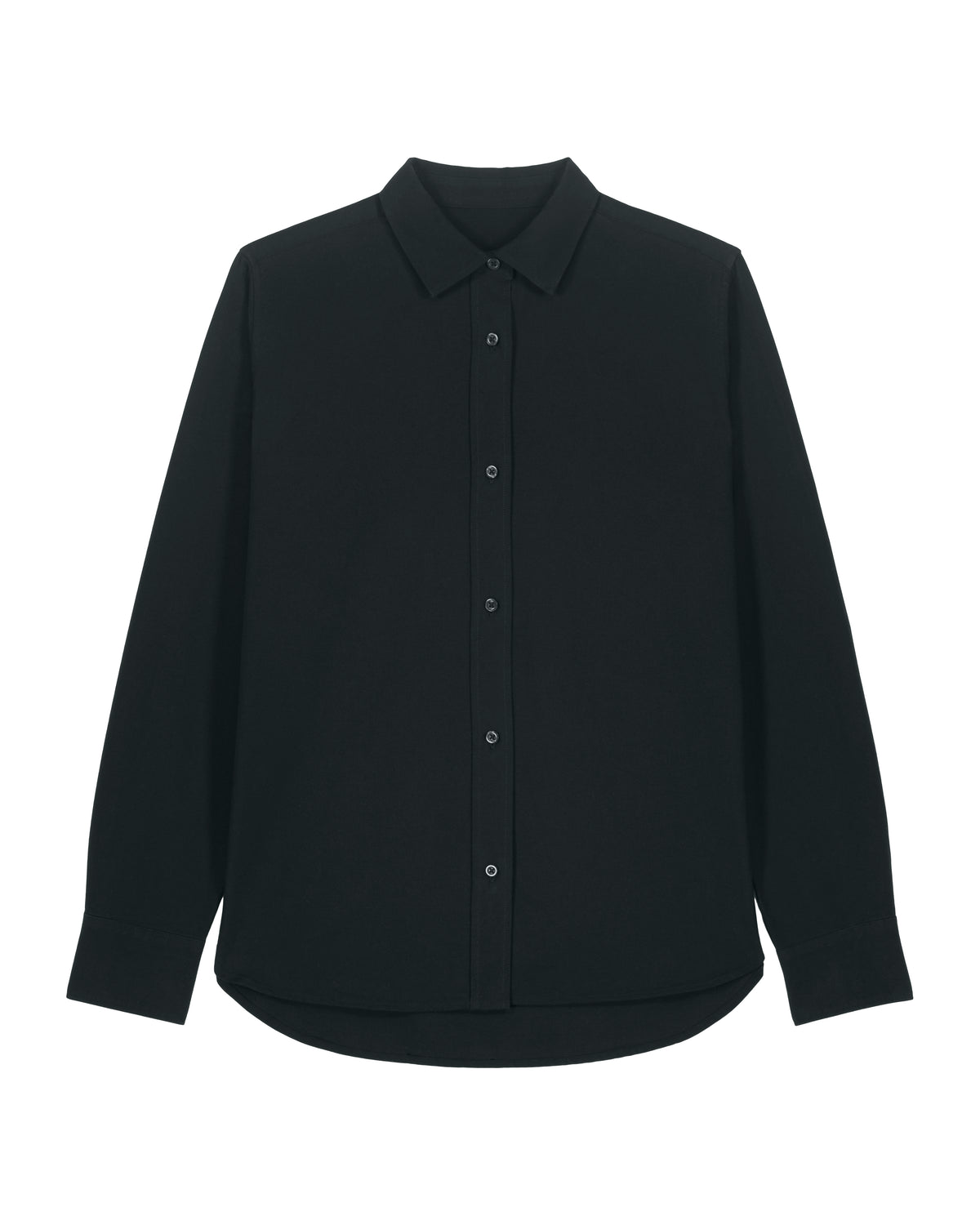 Stanley/Stella Stella Oxford Shirt in Black – bedruckbar und bestickbar