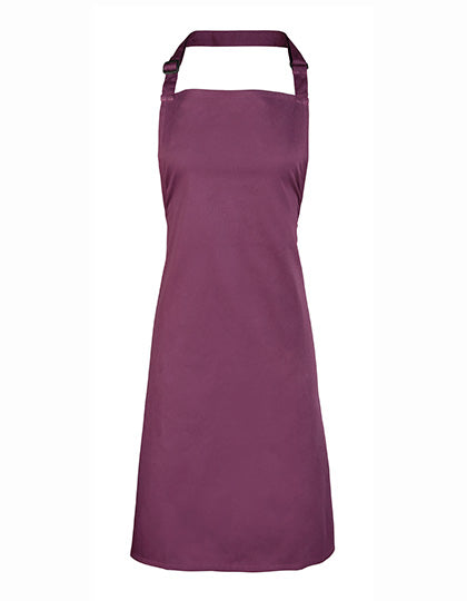 Premier Workwear Colours Collection Bib Apron PW150 in Aubergine (ca. Pantone 5115C)
