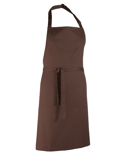 Premier Workwear Colours Collection Bib Apron PW150 in Brown (ca. Pantone 476C)