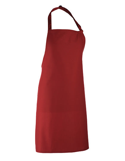 Premier Workwear Colours Collection Bib Apron PW150 in Burgundy (ca. Pantone 216C)