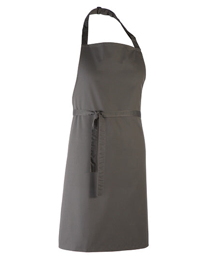 Premier Workwear Colours Collection Bib Apron PW150 in Dark Grey (ca. Pantone 431C)
