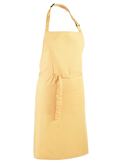 Premier Workwear Colours Collection Bib Apron PW150 in Lemon (ca. Pantone 127C)