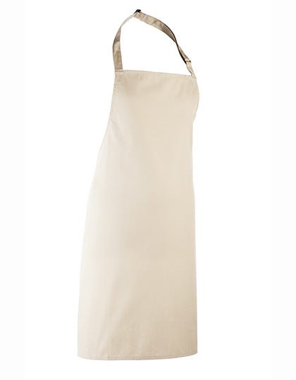 Premier Workwear Colours Collection Bib Apron PW150 in Natural (ca. Pantone 1205C)