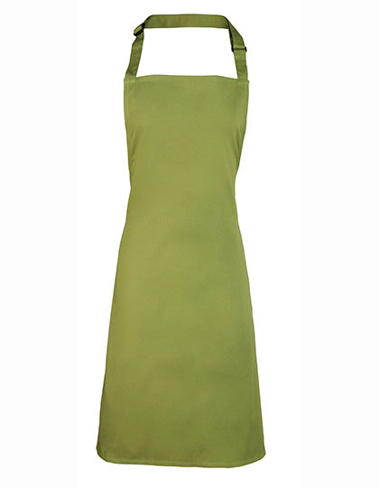 Premier Workwear Colours Collection Bib Apron PW150 in Oasis Green (ca. Pantone 371C)