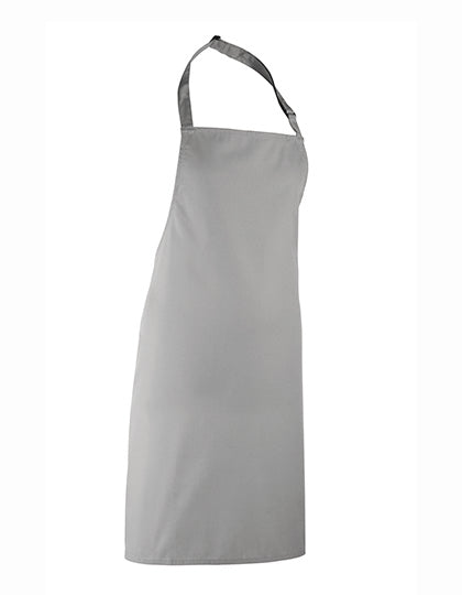 Premier Workwear Colours Collection Bib Apron PW150 in Pale Grey (Silver) (ca. Pantone 428C)