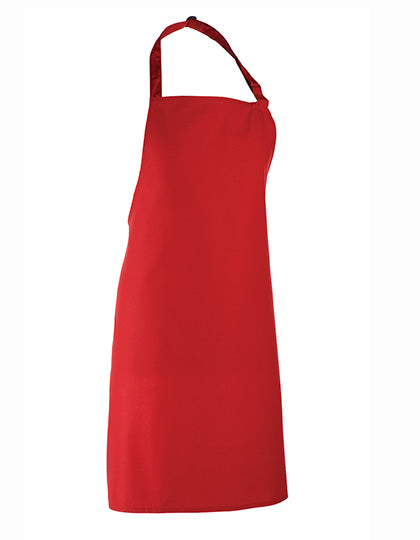 Premier Workwear Colours Collection Bib Apron PW150 in Red (ca. Pantone 200C)