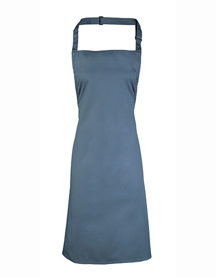 Premier Workwear Colours Collection Bib Apron PW150 in Steel (ca. Pantone 7545C)